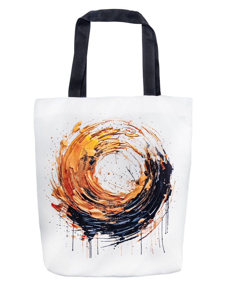Edition ZEN Künstler-Tasche mit Ensō-Design