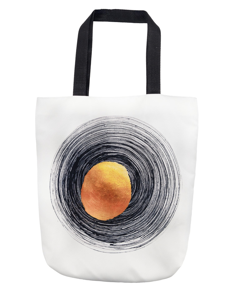 Edition ZEN Tasche mit künstlerischem Ensō-Motiv