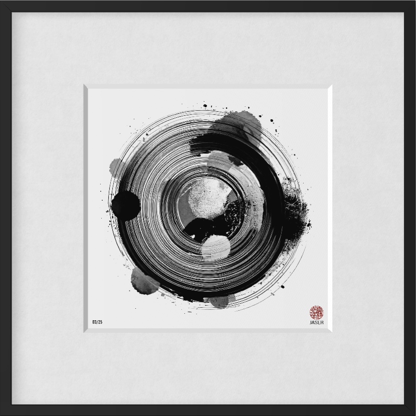 Edition ZEN Ensō #B009 – Puls der Gegenwart, Serie Klassisch Schwarz