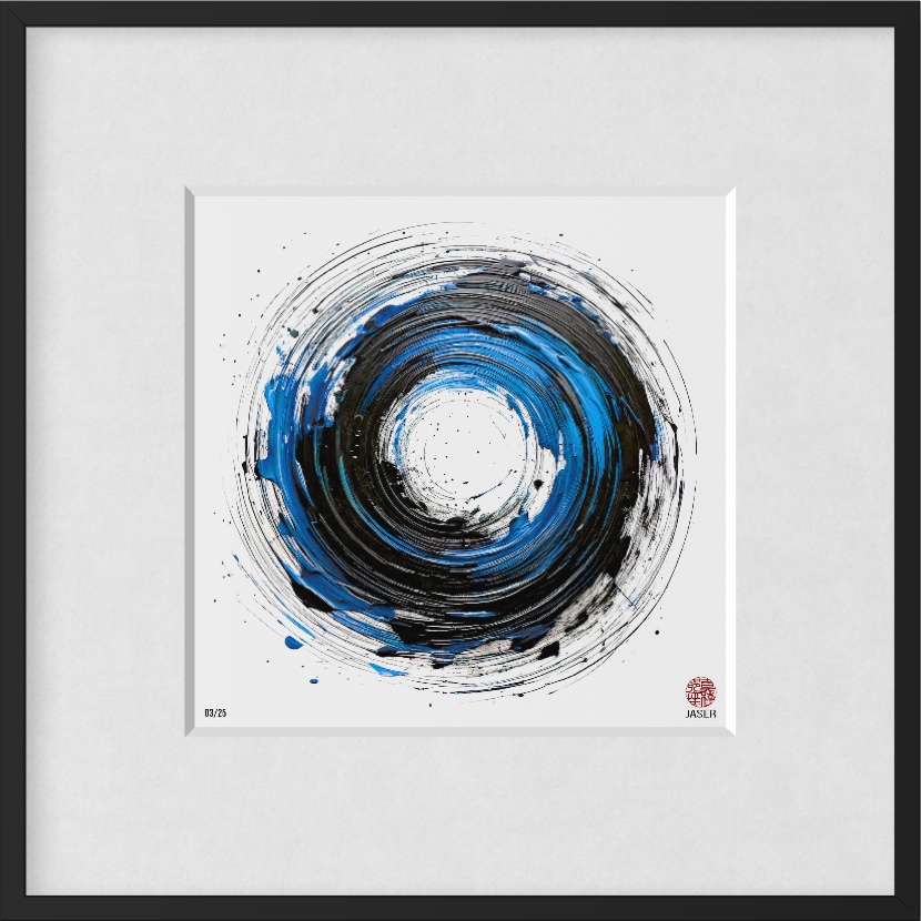 Edition ZEN Ensō #C013 – Blaupause der Stille