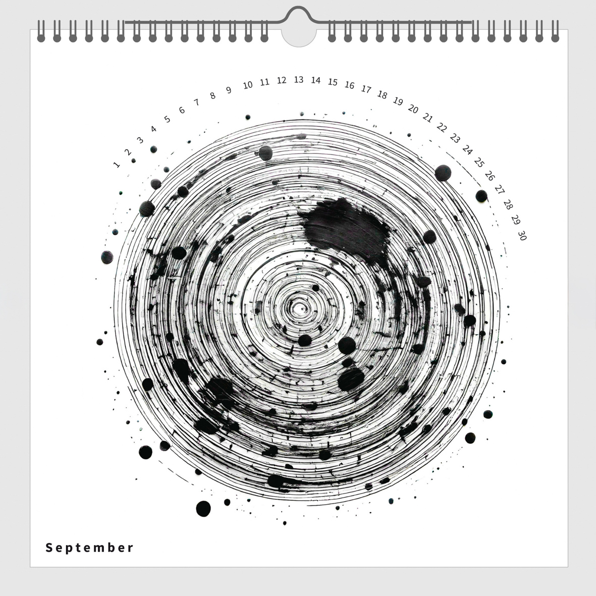Edition ZEN Kalender Gold und Schwarz Motiv 10
