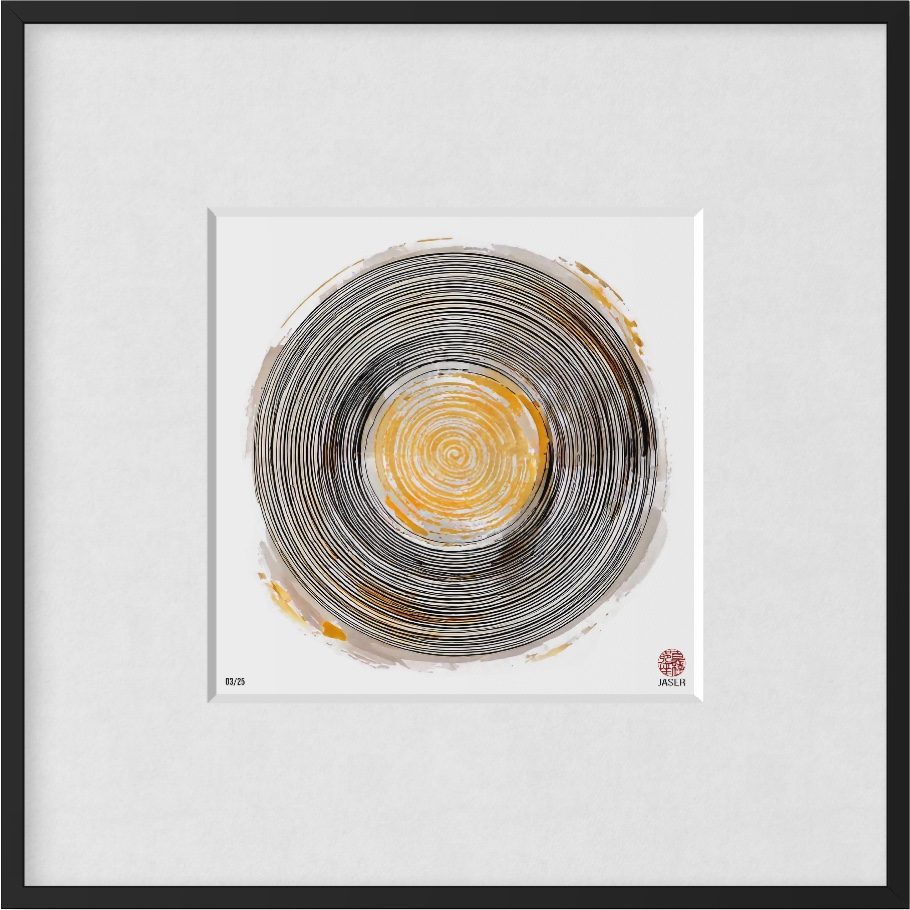 Ensō G004 – Spirale des Erwachens, Werkansicht