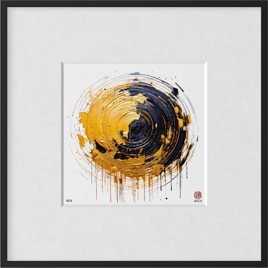 Edition ZEN Ensō #G017 – Goldene Schwelle