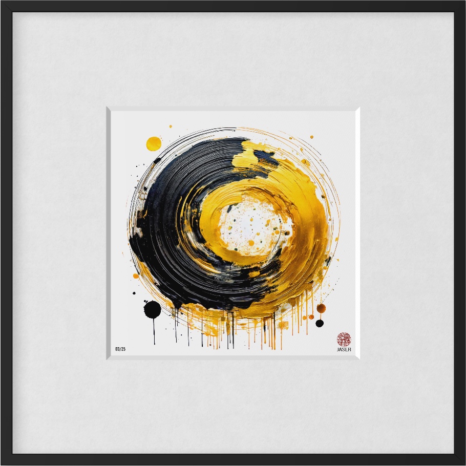 Edition ZEN Ensō #G026 – Goldflut