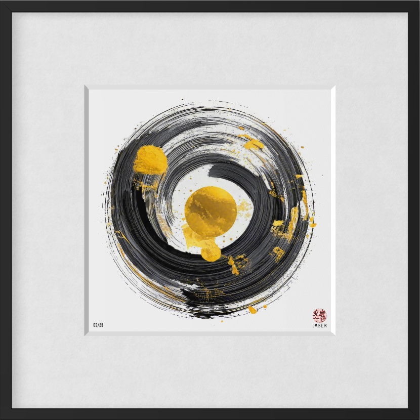 Edition ZEN Ensō #G031 – Doppelmond