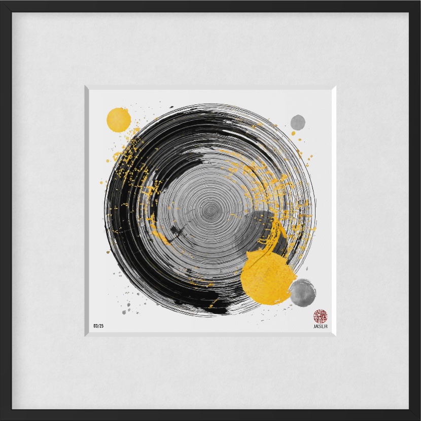 Edition ZEN Ensō #G034 – Orbit der Gewichte
